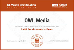 Certificate smm fundamentals